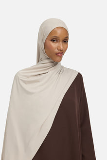Foulard jersey bambou | Os poudré