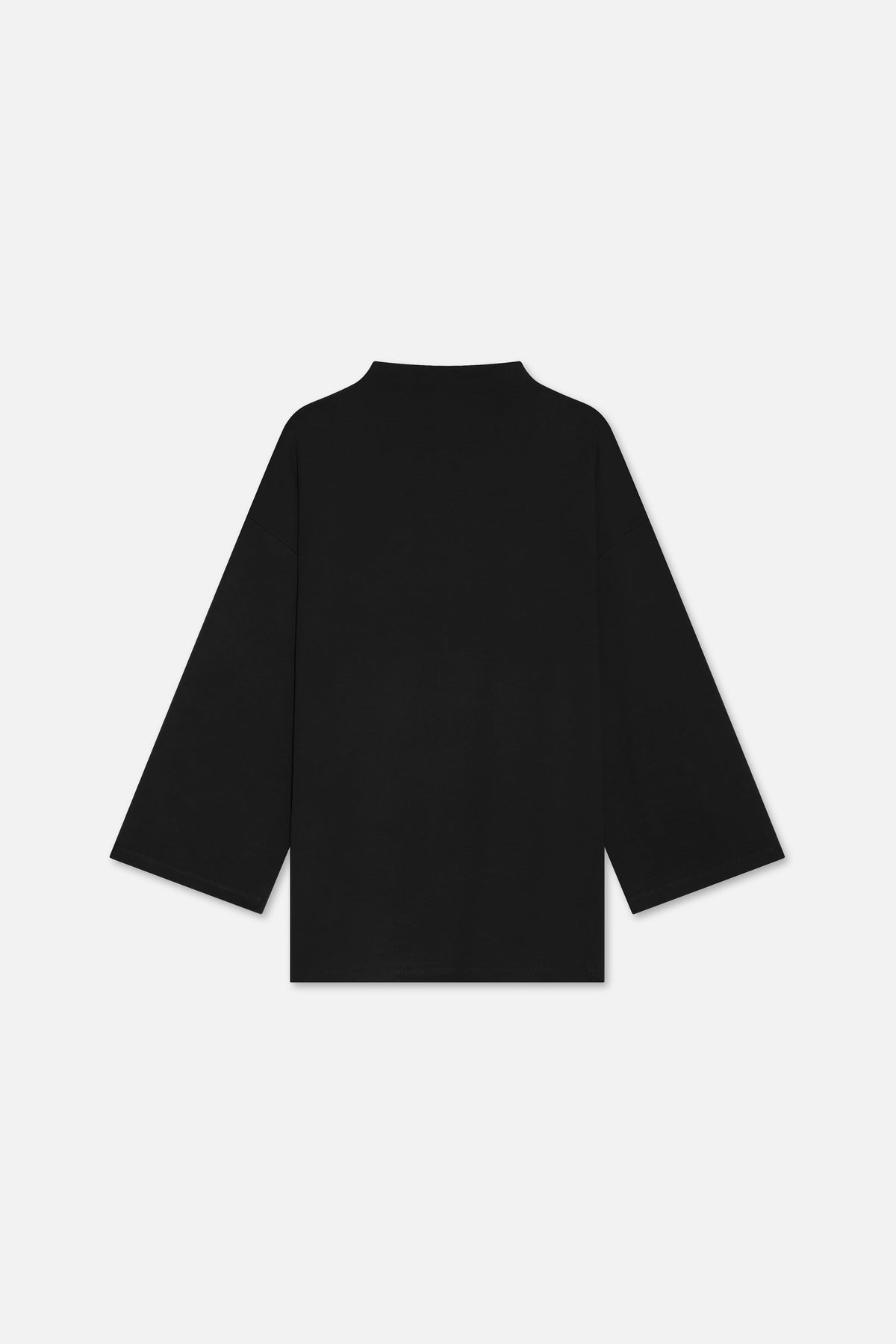 High Neck Tee | Noir