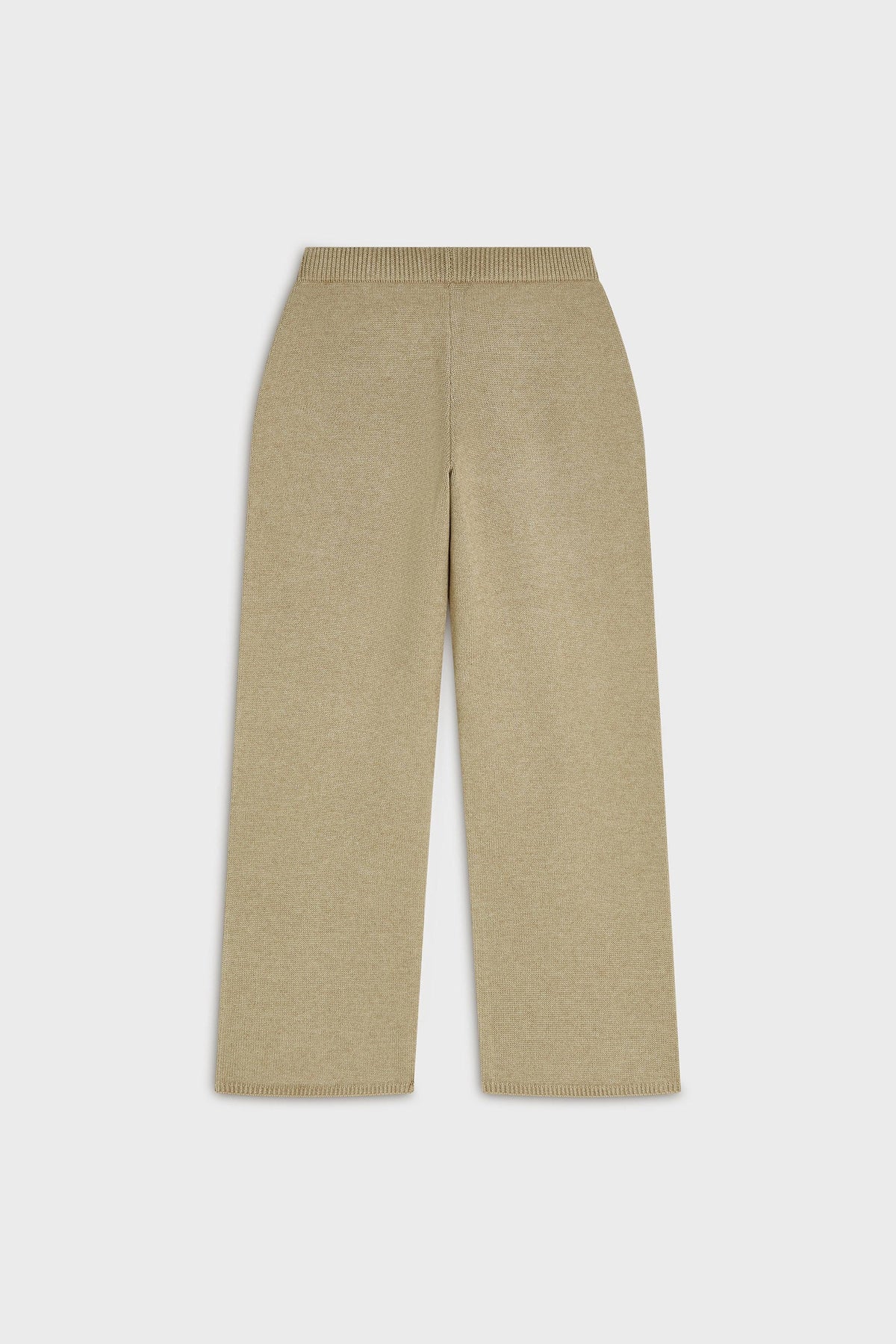 Knitted Straight Pantalon | Vison