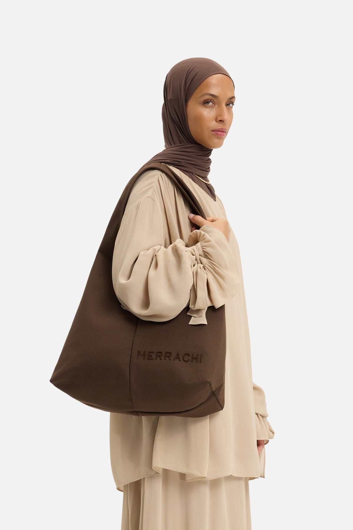 Oval Tote Sac | Chocolat