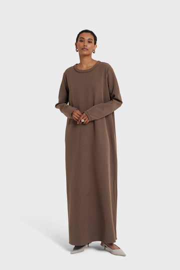 Robe essentielle regular | Brun cendré