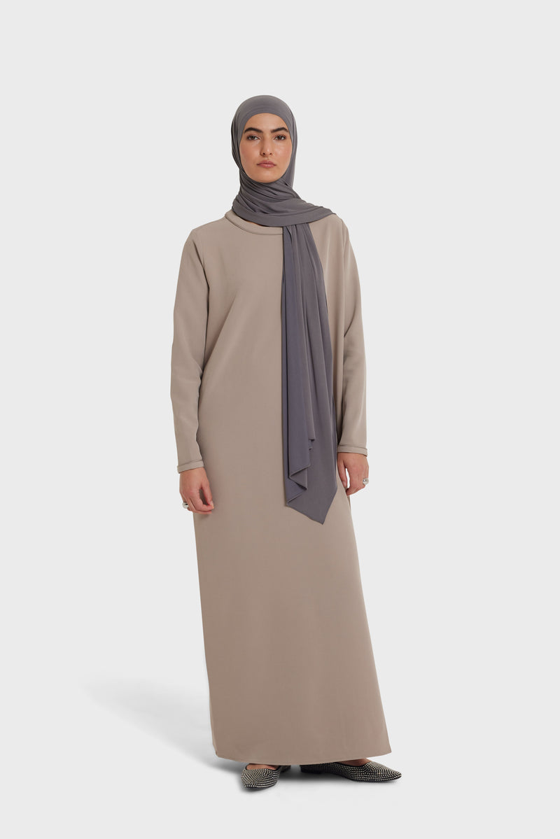 Robe essentielle regular | Taupe