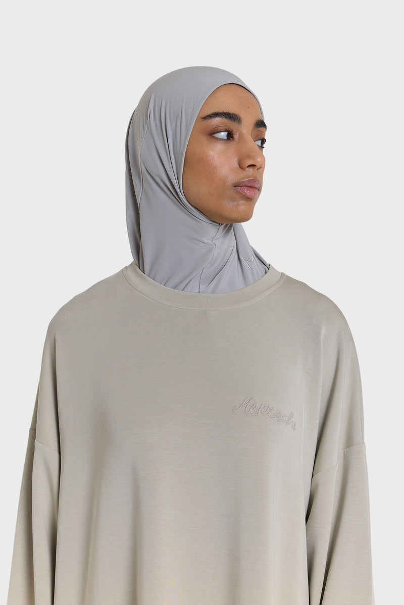 Hijab jersey premium | Gris