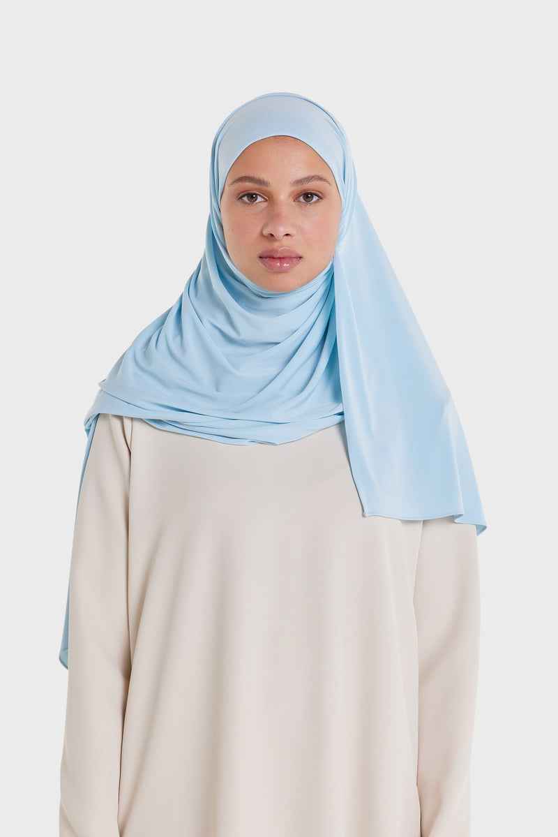 Foulard jersey premium | Ciel clair