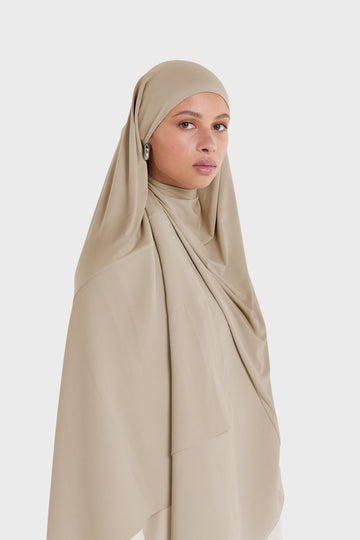 Dull Satin Edge Foulard | Cachemire