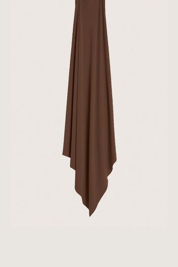 Foulard jersey respirant | Marron profond