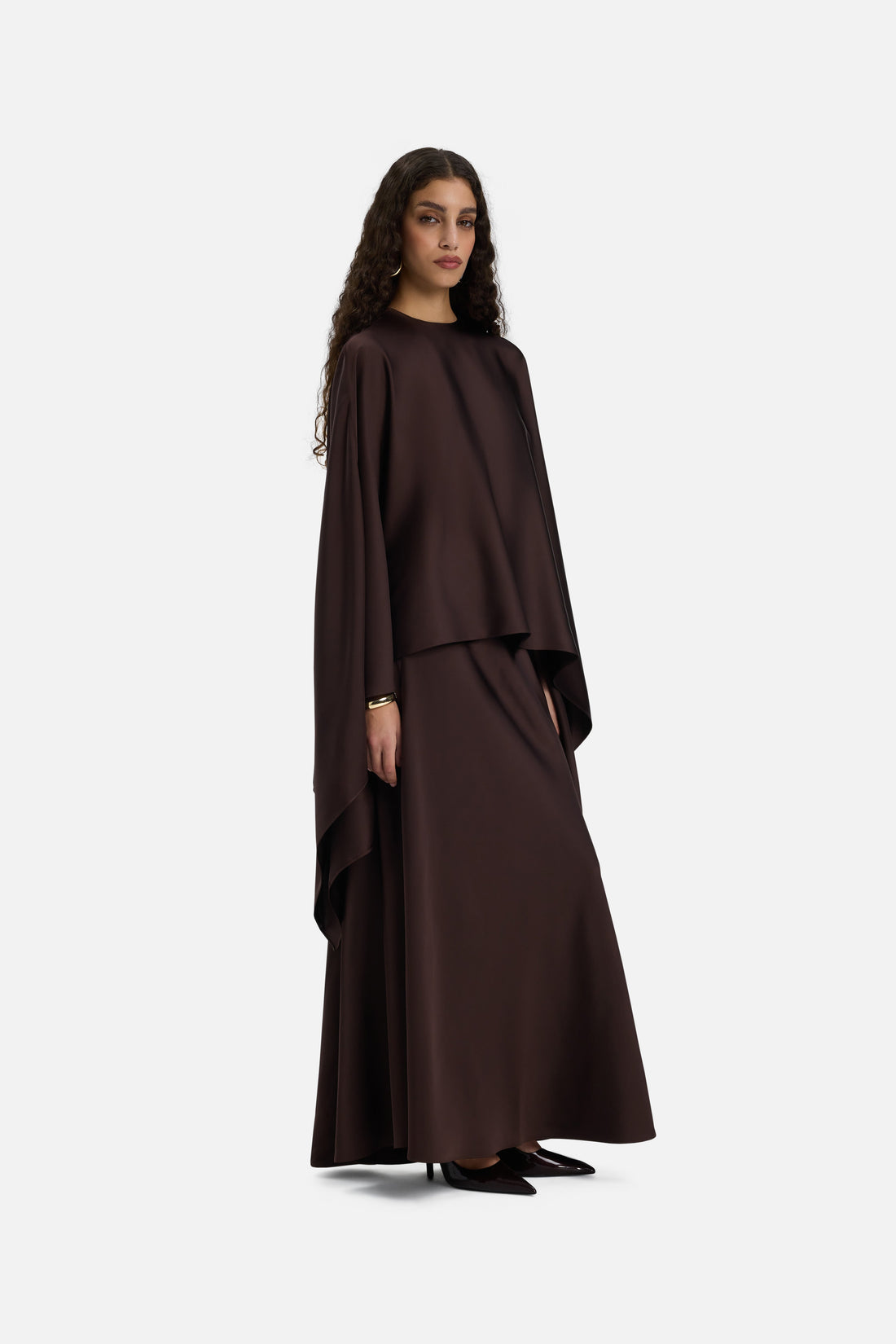 Flowy Jupe | Marron foncé