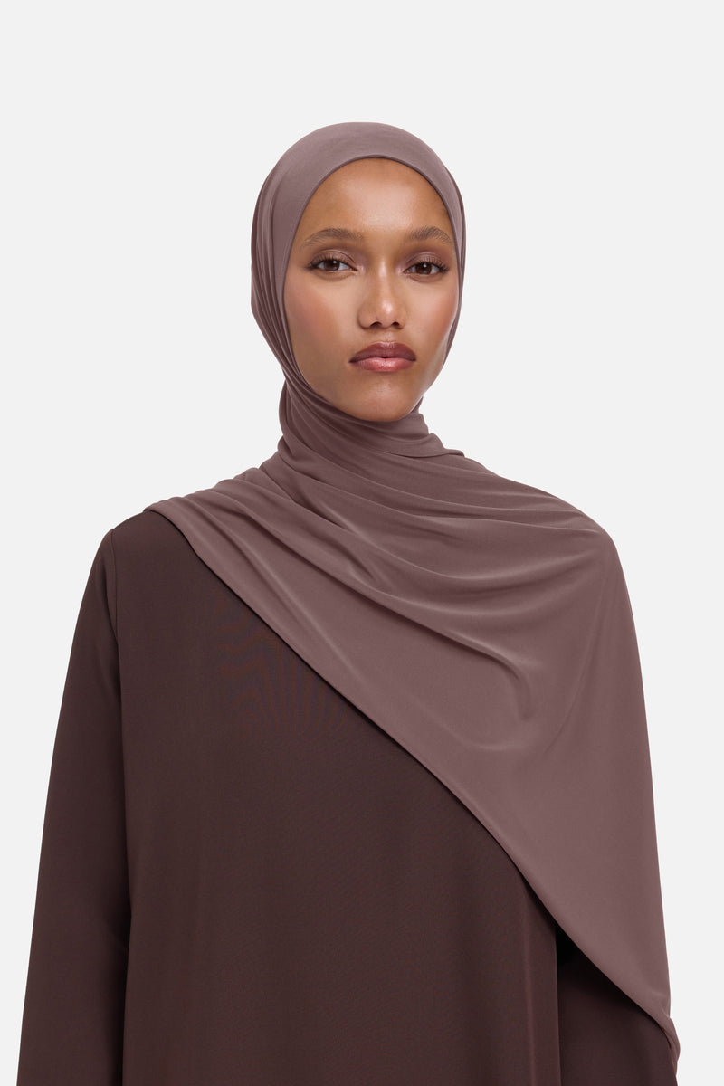 Foulard jersey respirant | Raisin rouge