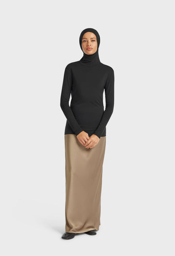 Bambou Haut hijab | Noir