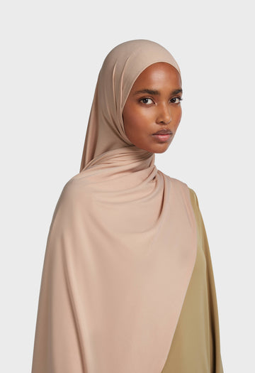 Foulard jersey bambou | Rose foncé