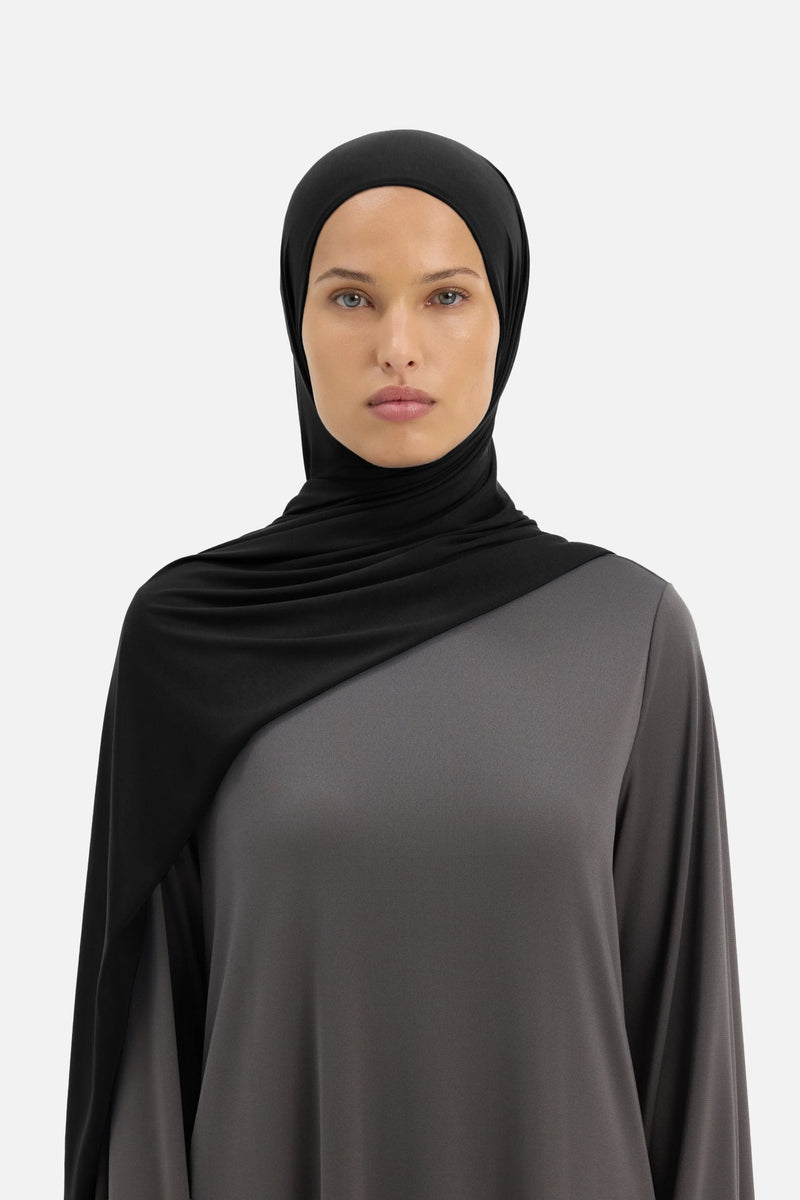 Foulard jersey bambou | Noir