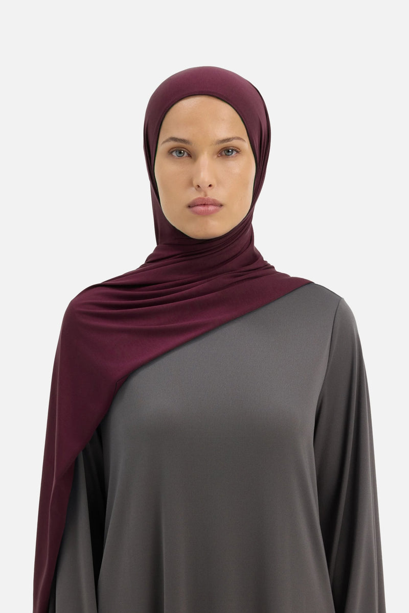 Foulard jersey bambou | Cassis