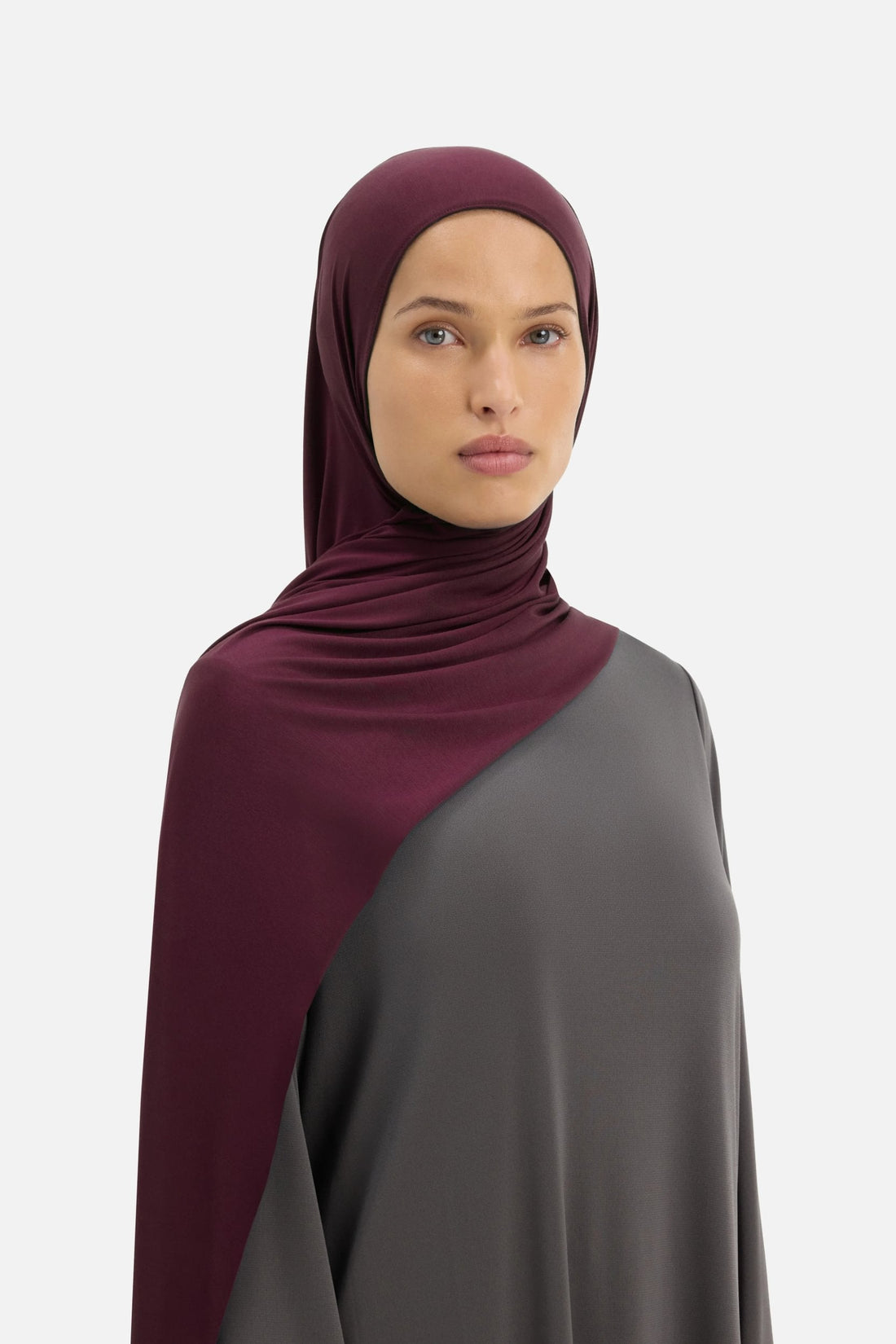 Foulard jersey bambou | Cassis