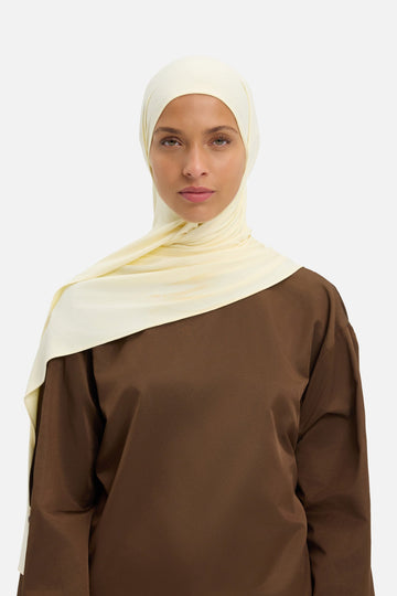 Foulard jersey bambou | Buttermilk