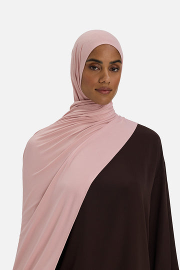 Foulard jersey bambou | Cloud Pink