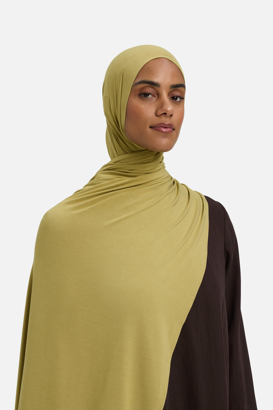 Foulard jersey bambou | Dark Pistachio
