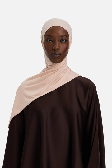 Foulard jersey bambou | Frosted Blush