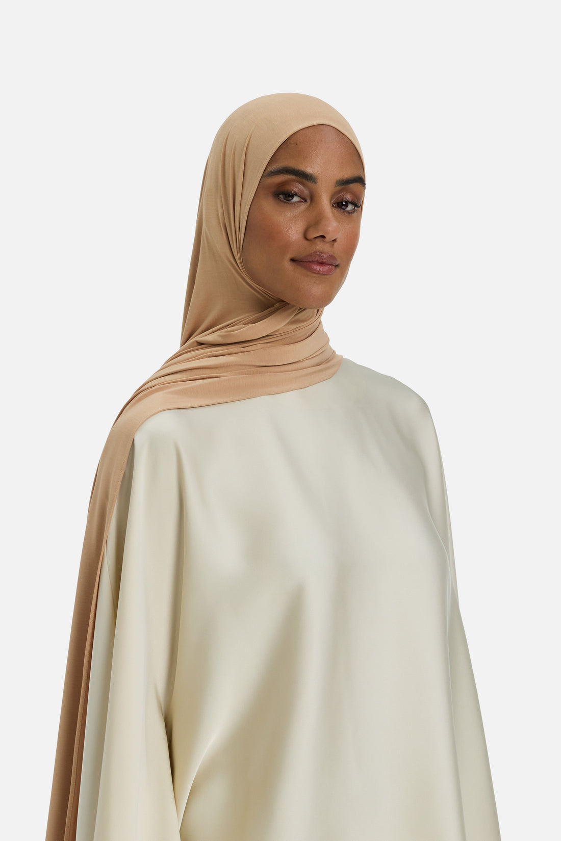 Foulard jersey bambou | Light Caramel