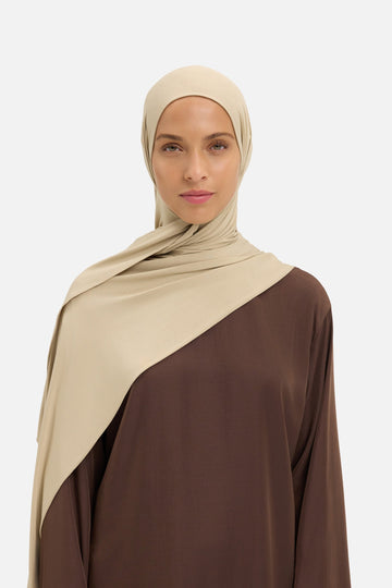 Foulard jersey bambou | Moka