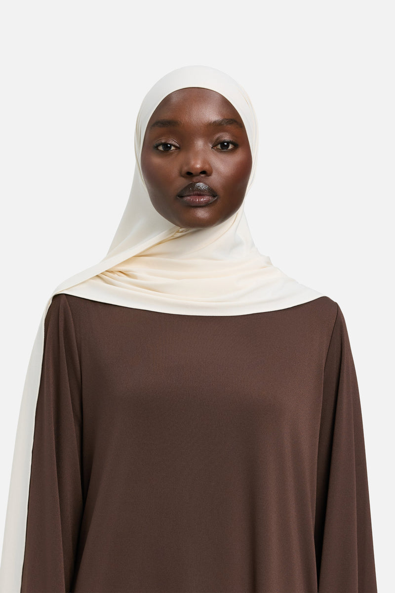 Foulard jersey bambou | Blanc cassé