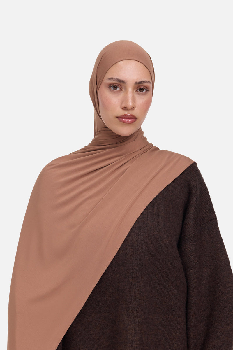 Foulard jersey bambou | Cuivre rouge