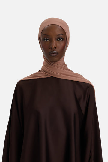 Foulard jersey bambou | Soft Bordeaux