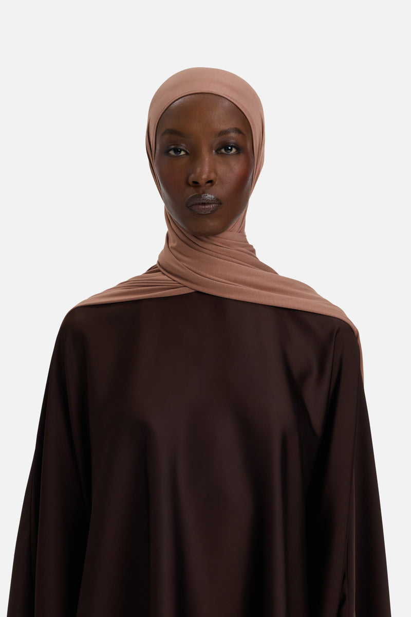 Foulard jersey bambou | Bordeaux doux