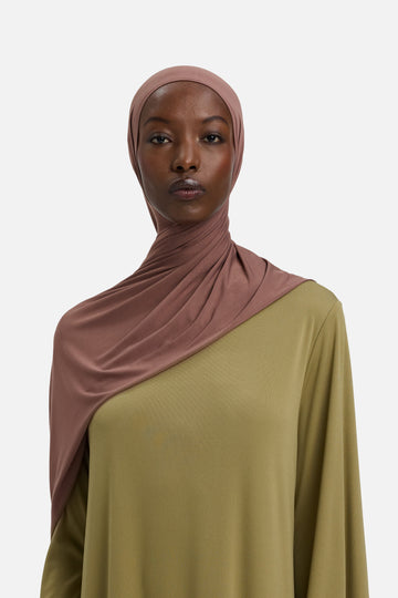 Foulard jersey bambou | Terracotta