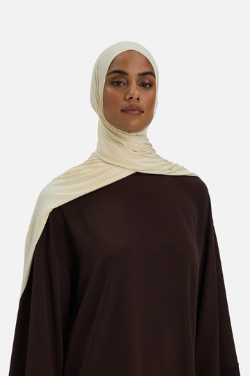 Foulard jersey bambou | Vanilla Dust