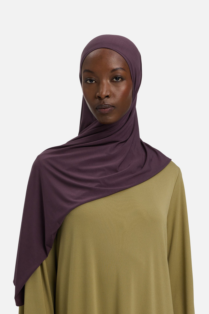 Foulard jersey bambou | Violet vintage
