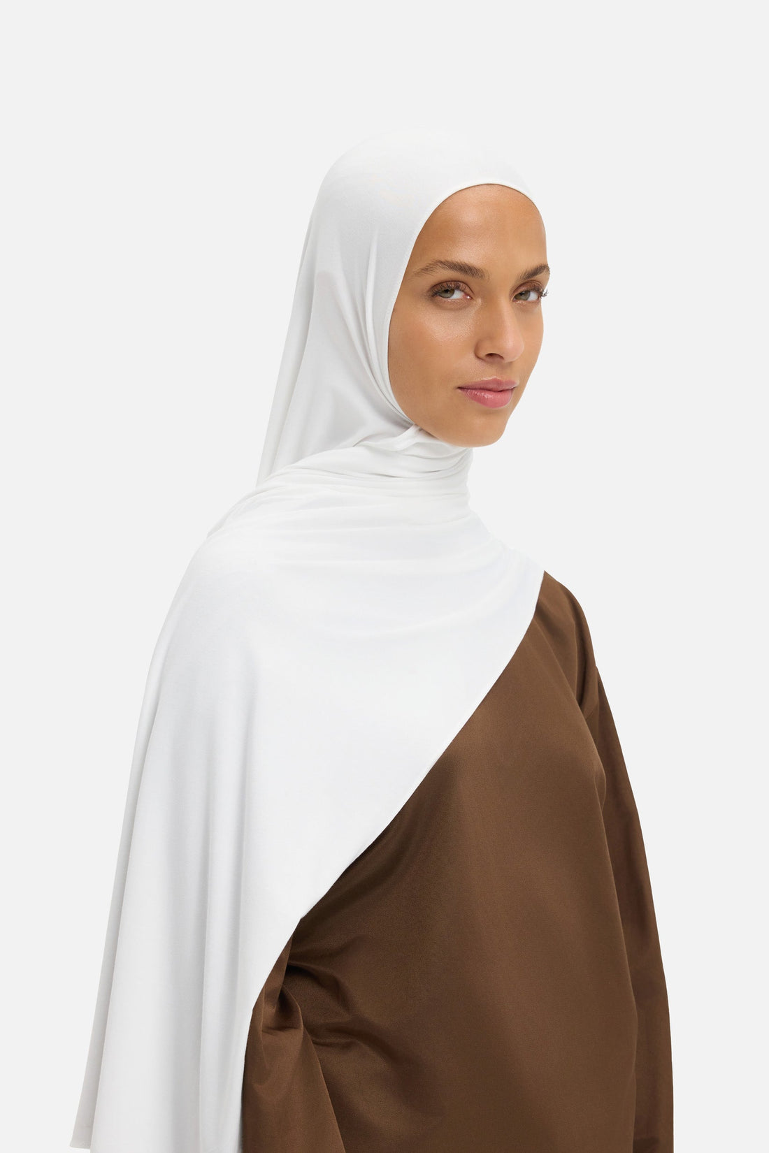 Foulard jersey bambou | Blanc