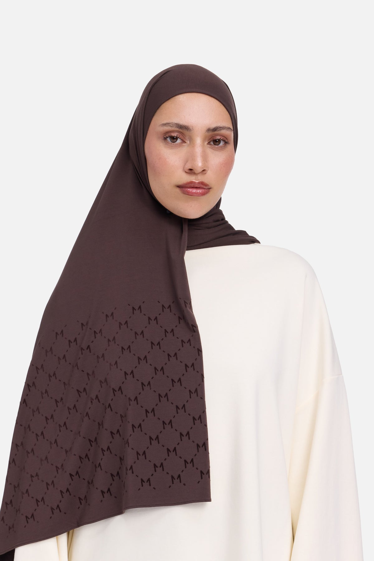 The Monogram Flock Bambou | Marron foncé