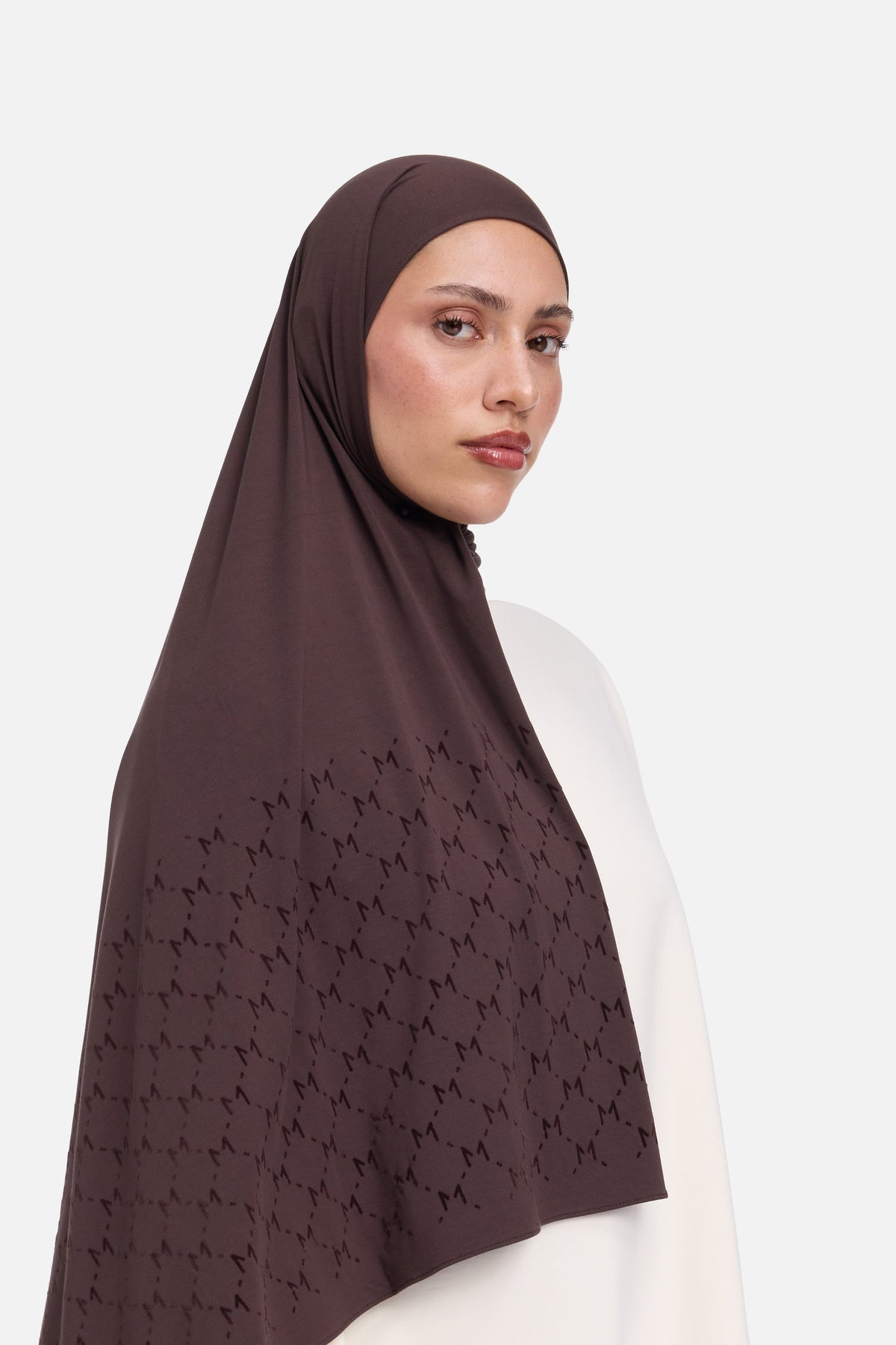 The Monogram Flock Bambou | Marron foncé