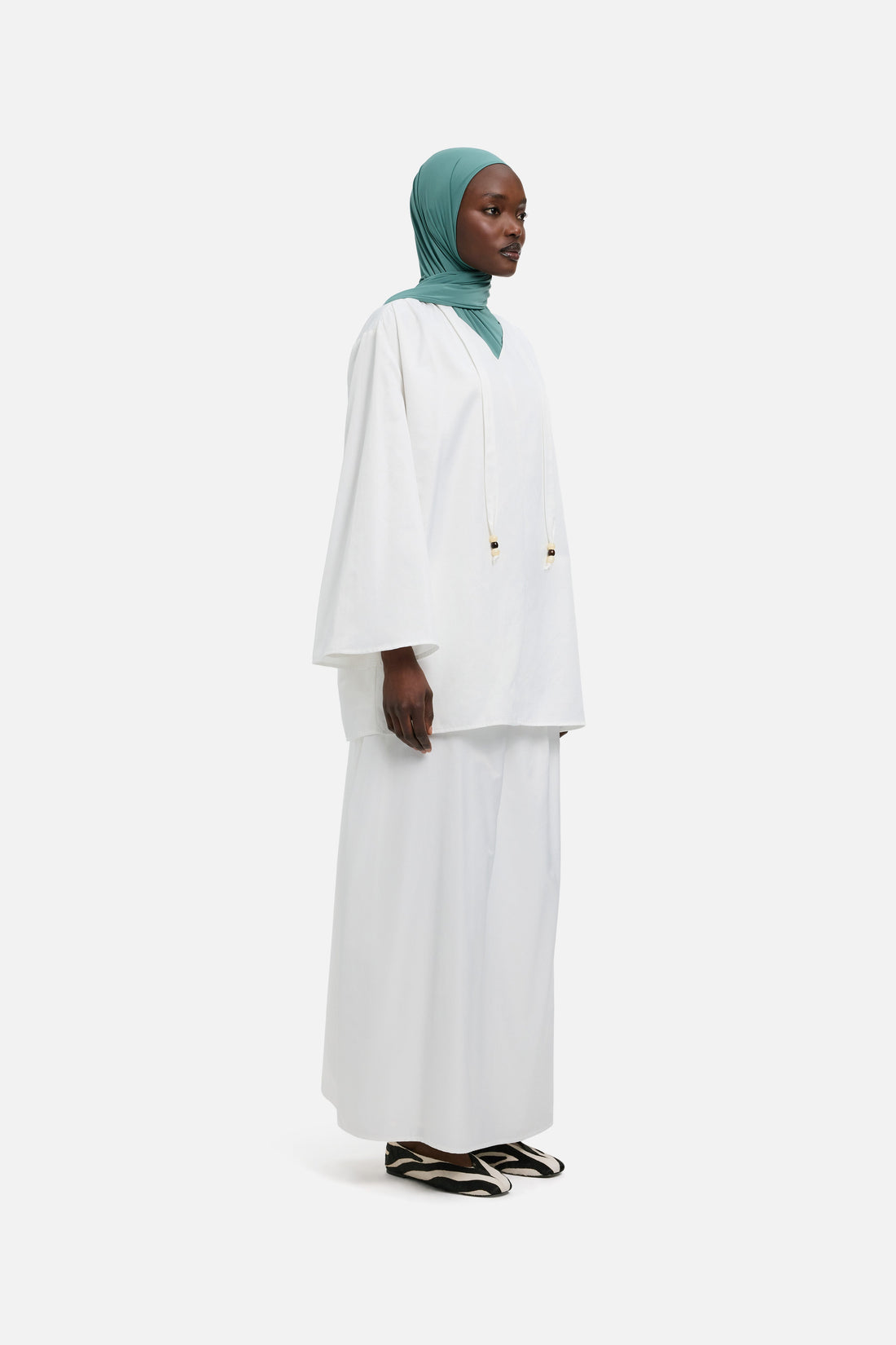 Bow Tunic | Blanc