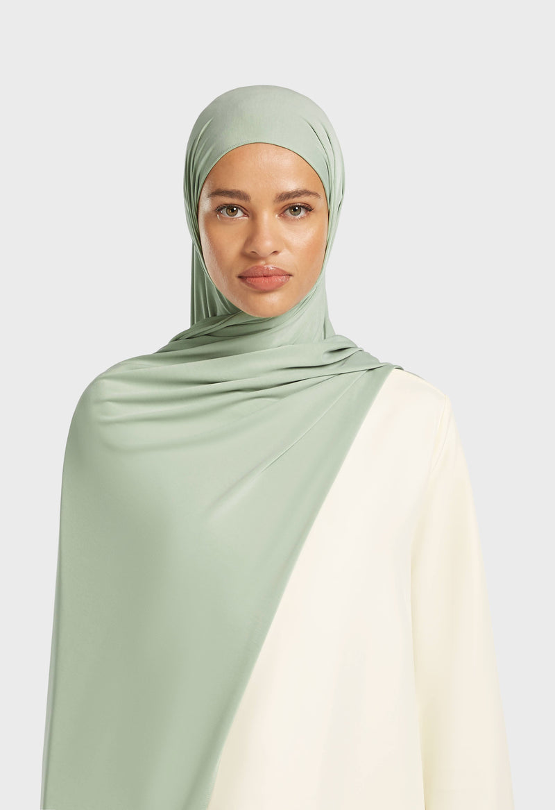 Foulard jersey respirant | Gris aqua