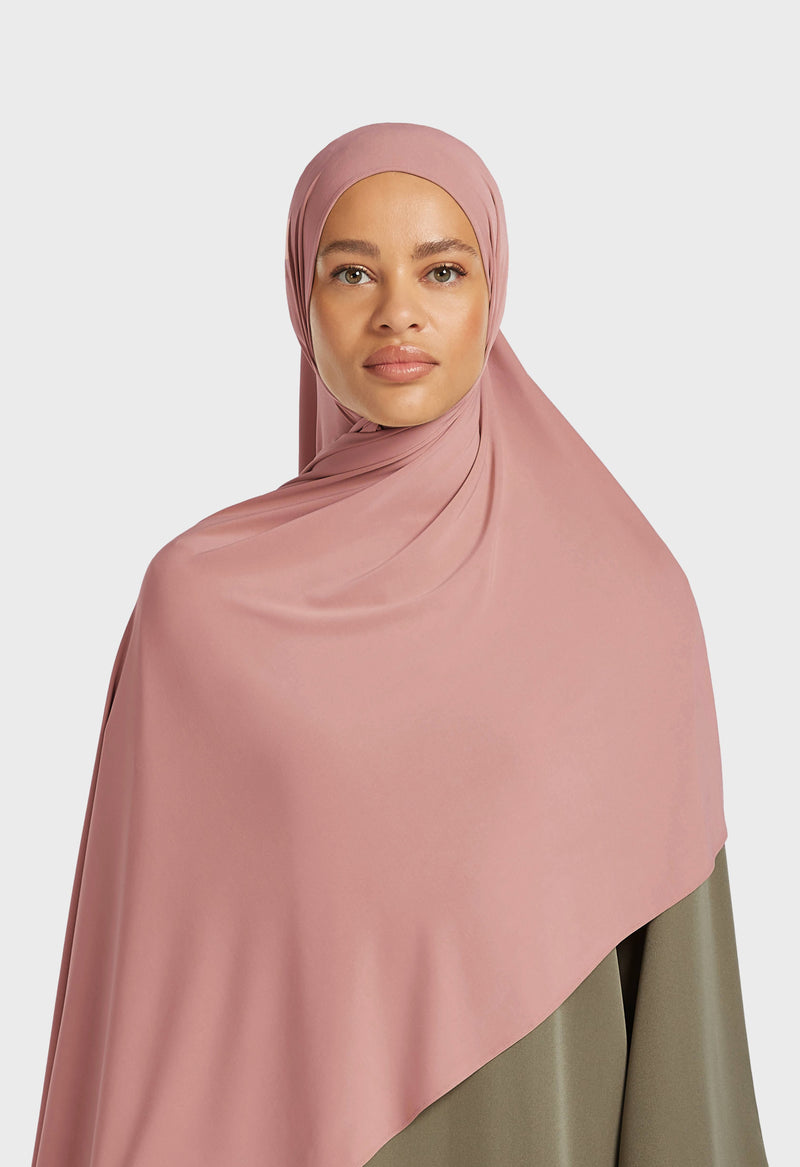 Foulard jersey respirant | Rose nuage