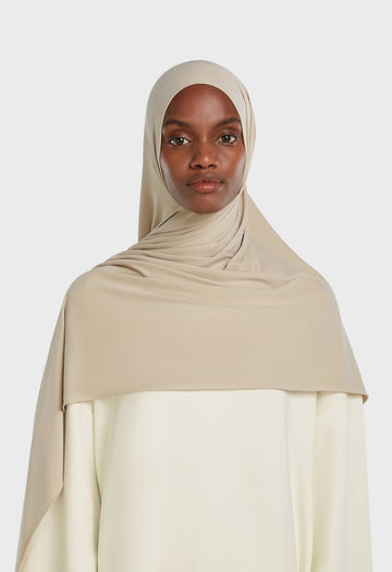 Foulard jersey respirant | Os poudré
