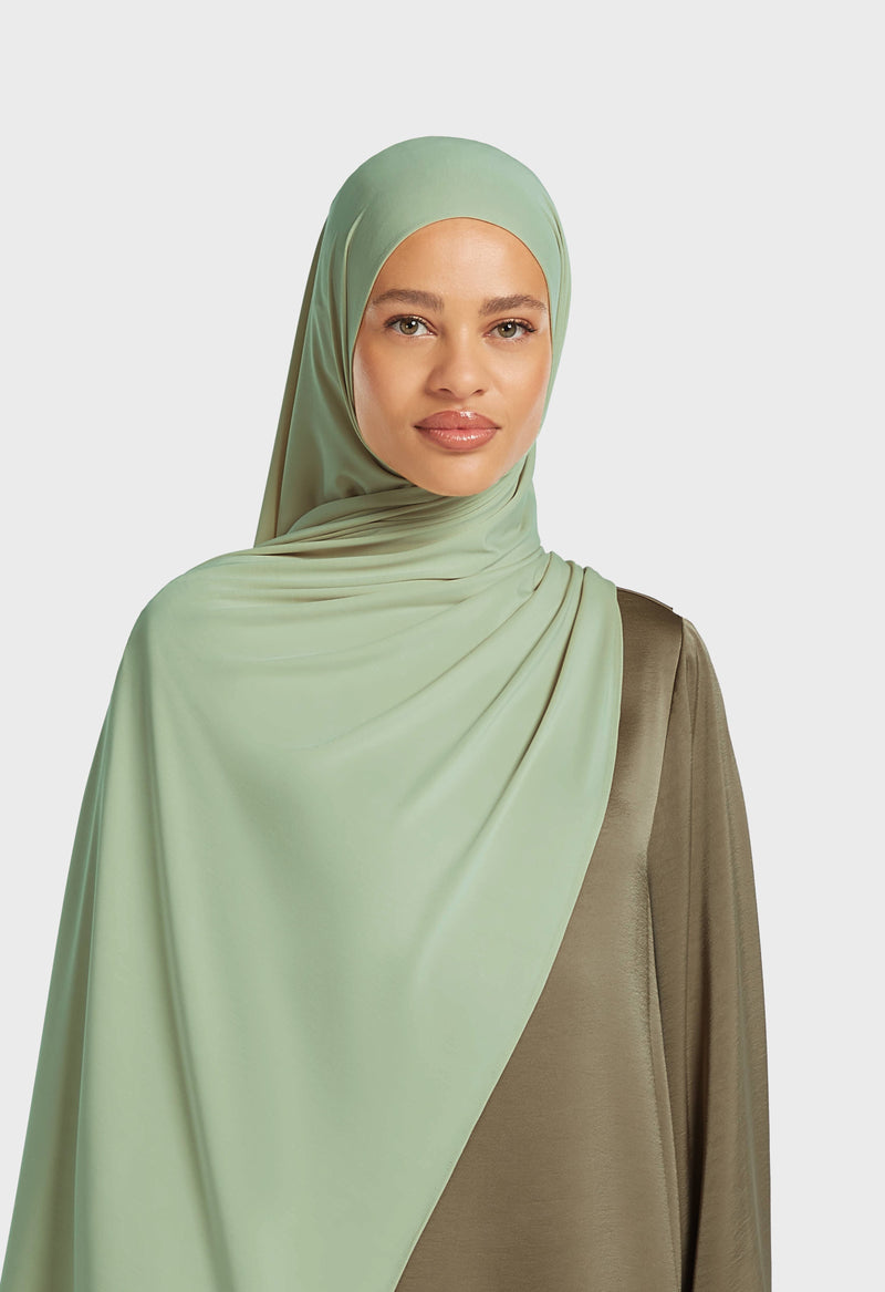 Foulard jersey respirant | Vert brumeux