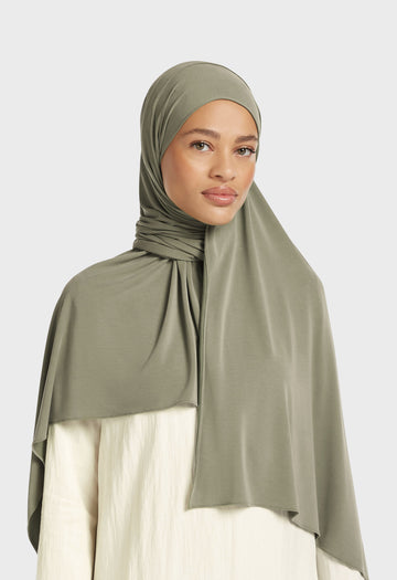 Foulard jersey respirant | Moss Gray