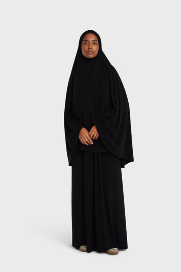 Breathable Khimar | Light Black
