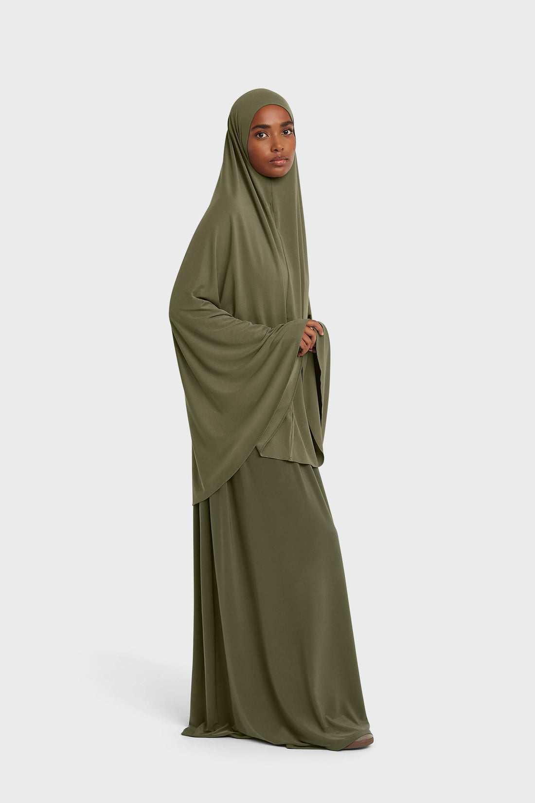 Breathable Khimar | Dusty Olive