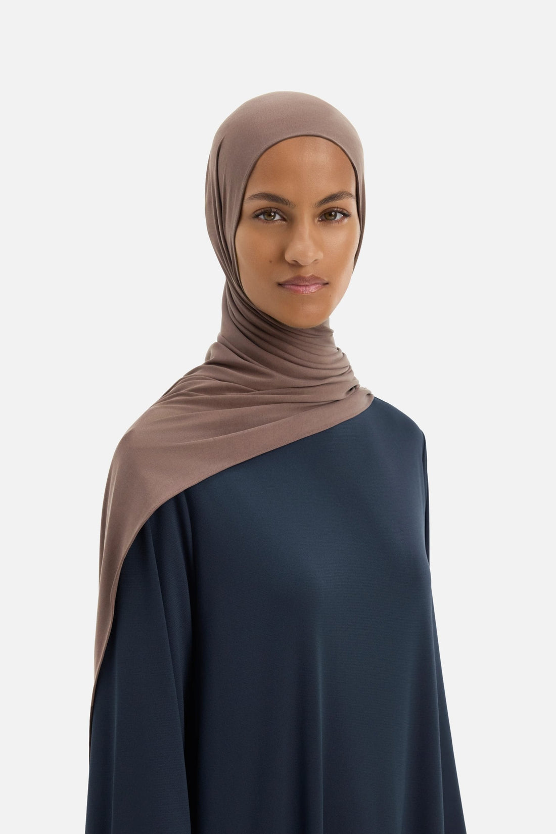 Foulard jersey respirant | Brun cendré