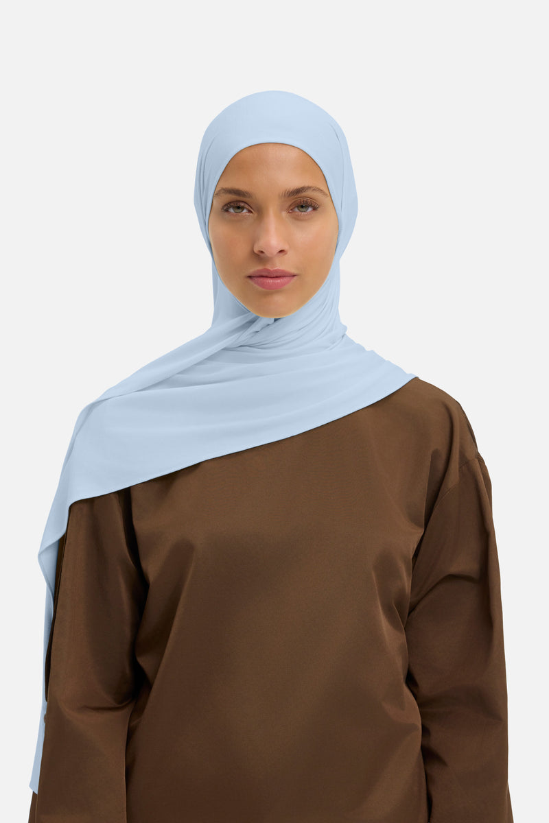 Foulard jersey respirant | Bleu bébé
