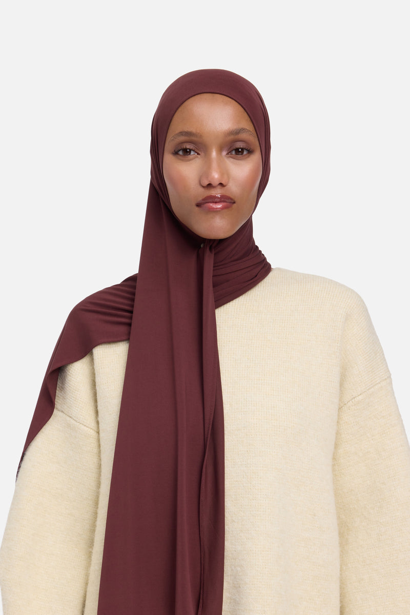 Foulard jersey respirant | Cerise foncée