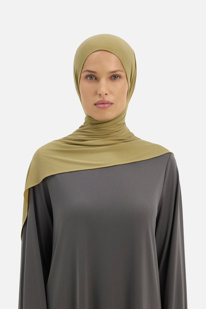 Foulard jersey respirant | Pistache foncée