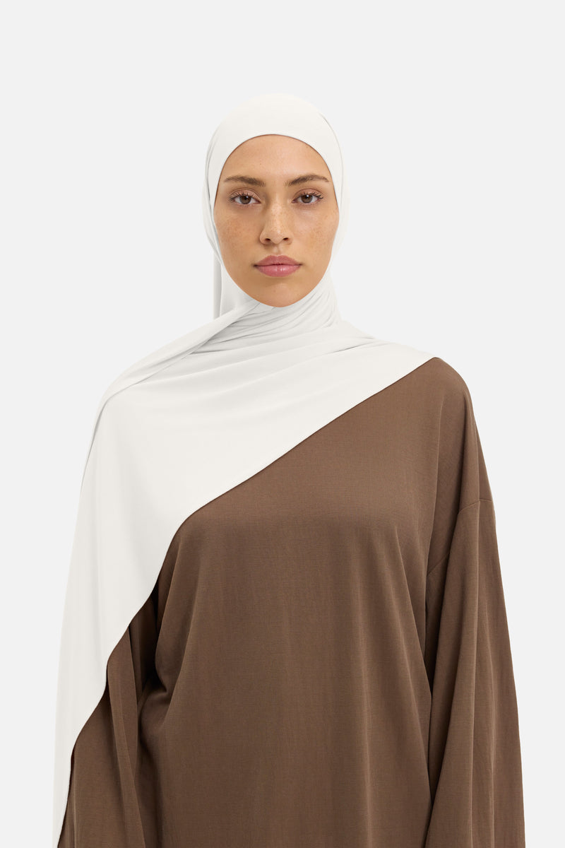 Foulard jersey respirant | Noix de cajou claire