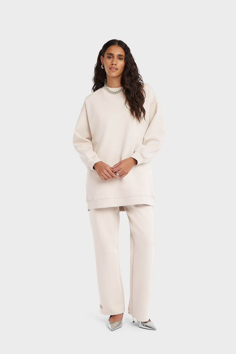 Pull cosy | Taupe doux