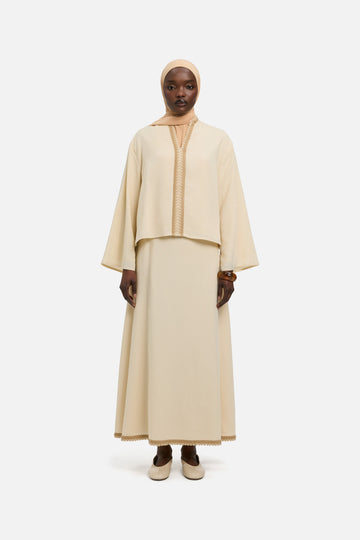 Detailed Jupe | Sable