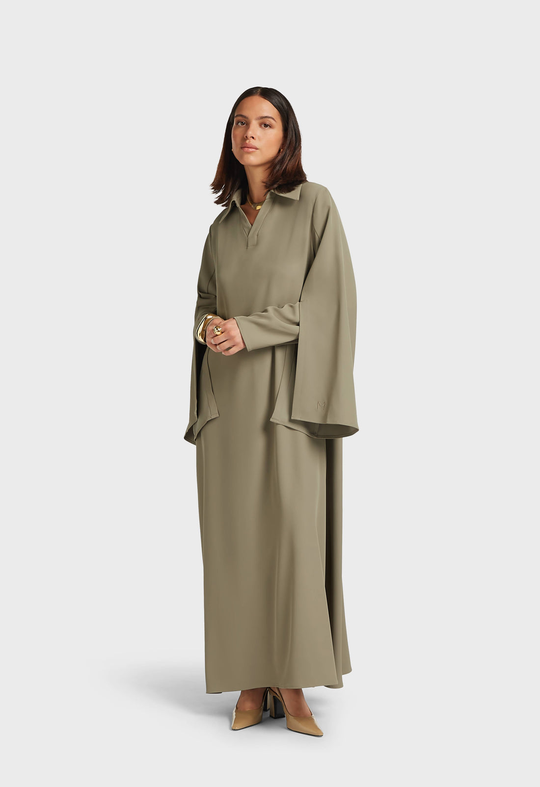 Double Sleeve Robe | Desert Brown