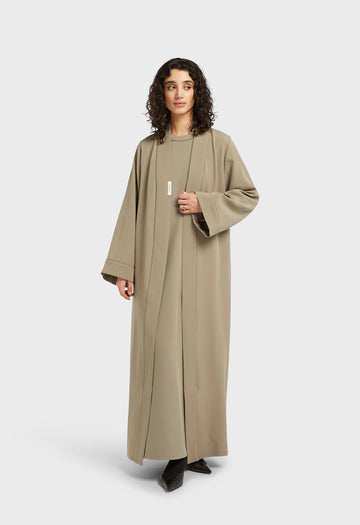 Essential Abaya  Court | Desert Brown